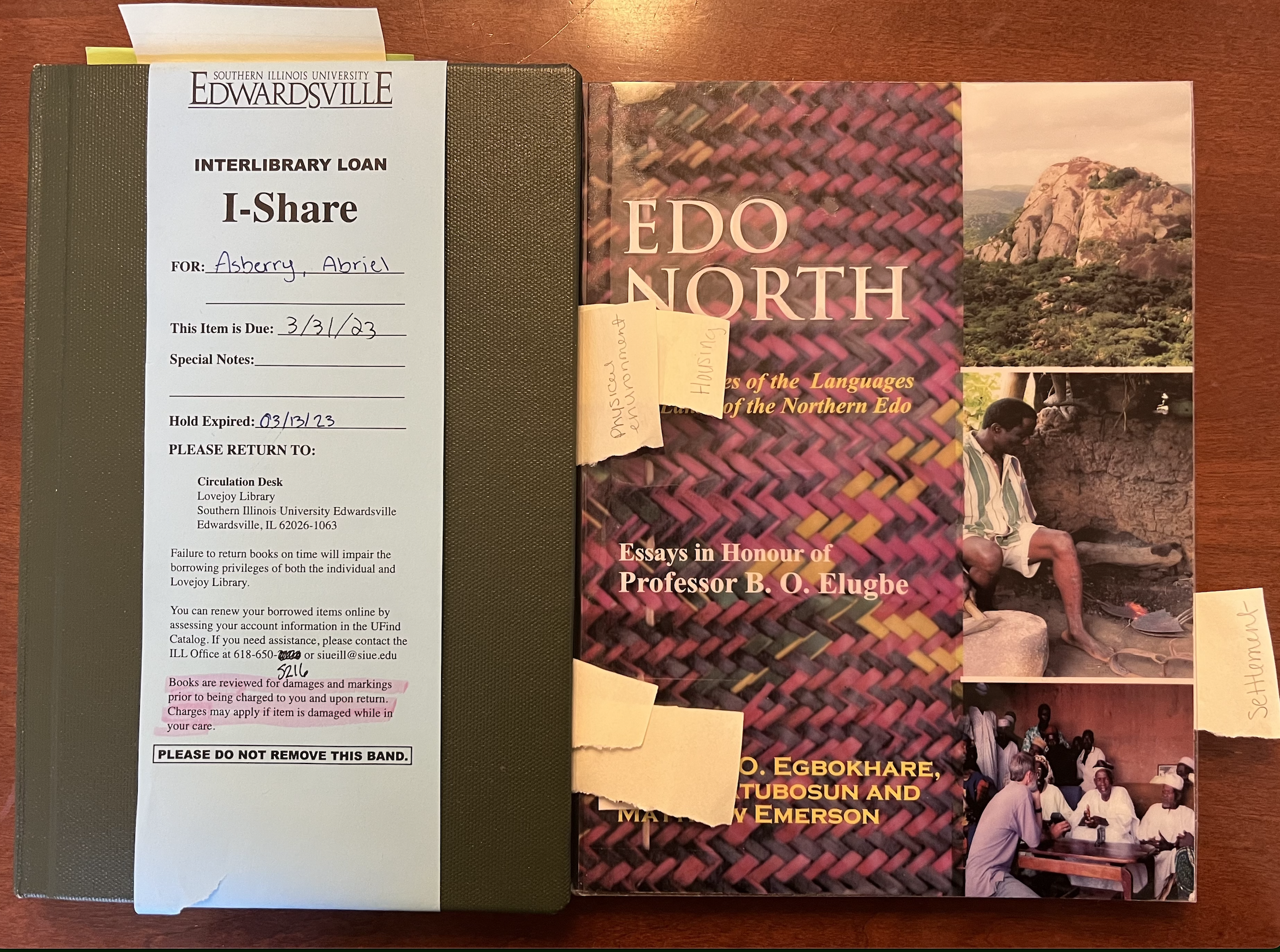 The Benin kingdom and the Edo-speaking peoples of south-western Nigeria
By R. E. Bradbury & Edo North: field studies of the languages and lands of the northern Edo: essays in honour of Professor Ben O. Elugbe By Francis O Egbokhare, Kola Olatunbosun, Matthew Emerson, & Ben Elugbe 